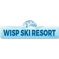 thumbnail image 1 of SignMission P-618 Wisp Ski Resort Wisp Ski Resort Street Sign, 1 of 5