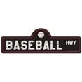 thumbnail image 1 of Baseball Street Sign | Indoor/Outdoor | Funny Home Decor for Garages, Living Rooms, Bedroom, Offices | SignMission personalized gift, 1 of 5