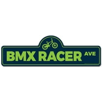 SignMission P-720 Bmx Racer Bmx Racer Street Sign