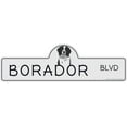 thumbnail image 1 of Borador Street Sign | Indoor/Outdoor | Dog Lover Funny Home Décor for Garages, Living Rooms, Bedroom, Offices | SignMission personalized gift | 20" Wide, 1 of 5