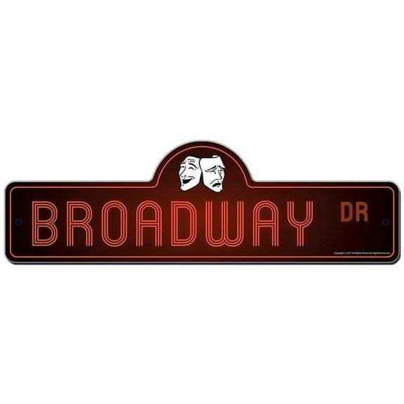 SignMission P-720 Broadway 20 x 7 in. Broadway Street Sign