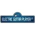 thumbnail image 1 of SignMission P-720 Electric Guitar Player 20 x 7 in. Electric Guitar Player Street Sign, 1 of 5