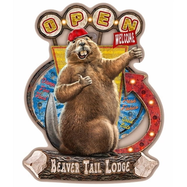 SignMission P-812 Beaver Tail Lodge Welcome to Beaver Tail Lodge ...