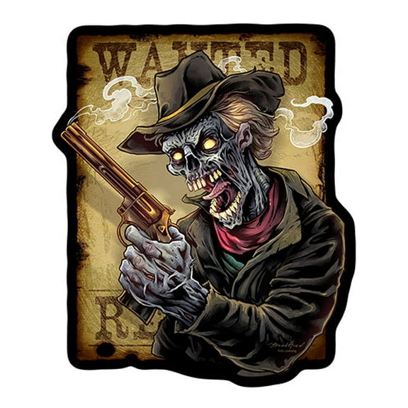 SignMission P-812 Outlaw Zombie Outlaw Zombie Novelty Sign