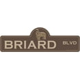 thumbnail image 1 of SignMission P-824 Briard 8 x 24 in. Street Sign - Briard Stoner, 1 of 5