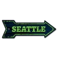 thumbnail image 1 of SignMission P-ARROW10-999620 10 x 30 in. Wide Seattle Arrow Sign, 1 of 2