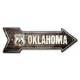 thumbnail image 1 of SignMission P-ARROW10-999698 10 x 30 in. Wide Oklahoma 66 2 Arrow Sign, 1 of 2