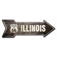 thumbnail image 1 of SignMission P-ARROW10-999803 30 in. Illinois 66 2 Arrow Sign, 1 of 2