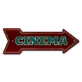 thumbnail image 1 of SignMission P-ARROW10-999914 10 x 30 in. Wide Cinema Arrow Sign, 1 of 2