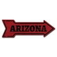 thumbnail image 1 of SignMission P-ARROW10-999975 10 x 30 in. Wide Arizona 2 Arrow Sign, 1 of 2