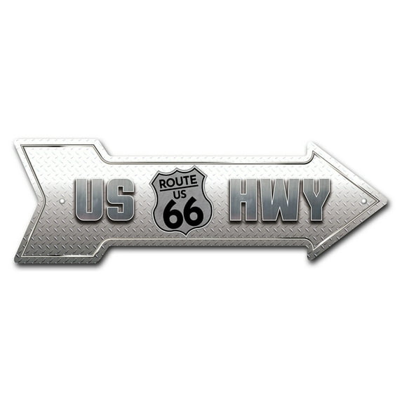 SignMission P-ARROW12-999560 12 x 36 in. Wide Us Hwy Arrow Sign