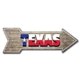 thumbnail image 1 of Texas Arrow Sign | Indoor/Outdoor | Direction Arrow Sign Funny Home Décor for Garages, Living Rooms, Bedroom, Offices | SignMission personalized gift | 36" Wide, 1 of 2