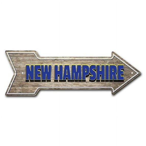 SignMission P-ARROW12-999715 12 x 36 in. Wide New Hampshire Arrow Sign