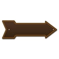 thumbnail image 1 of SignMission P-ARROW12-999934 12 x 36 in. Wide Brown Arrow Sign, 1 of 2
