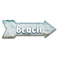 thumbnail image 1 of Beach Arrow Sign | Indoor/Outdoor | Direction Arrow Sign Funny Home Décor for Garages, Living Rooms, Bedroom, Offices | SignMission personalized gift | 36" Wide, 1 of 2
