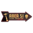 thumbnail image 1 of SignMission P-ARROW12-999976 36 in. Area 51 Arrow Sign, 1 of 2