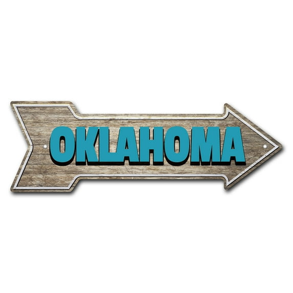 SignMission P-ARROW8-999696 24 in. Oklahoma Arrow Sign