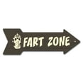 thumbnail image 1 of SignMission P-ARROW8-999874 8 x 24 in. Arrow Sign - Fart Zone, 1 of 2