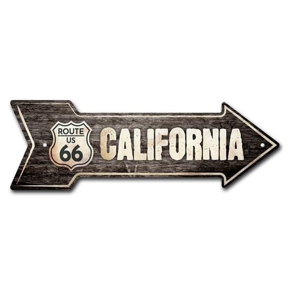 SignMission P-ARROW8-999931 24 in. California 66 3 Arrow Sign