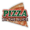 thumbnail image 1 of SignMission Pizza by the Slice Concession Decal Stand Restaurant Sticker, 1 of 1