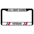 thumbnail image 1 of SignMission  12 x 6 in. U.S. Coast Guard Veteran Plastic License Plate Frame & Tag Holder, 1 of 1