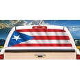 thumbnail image 1 of SignMission Puerto Rican Flag In The Wind Rear Window Graphic truck view thru vinyl decal HD Graphics Professional Grade Material Universal Fit for Full Size Trucks Weatherproof  Made, 1 of 3