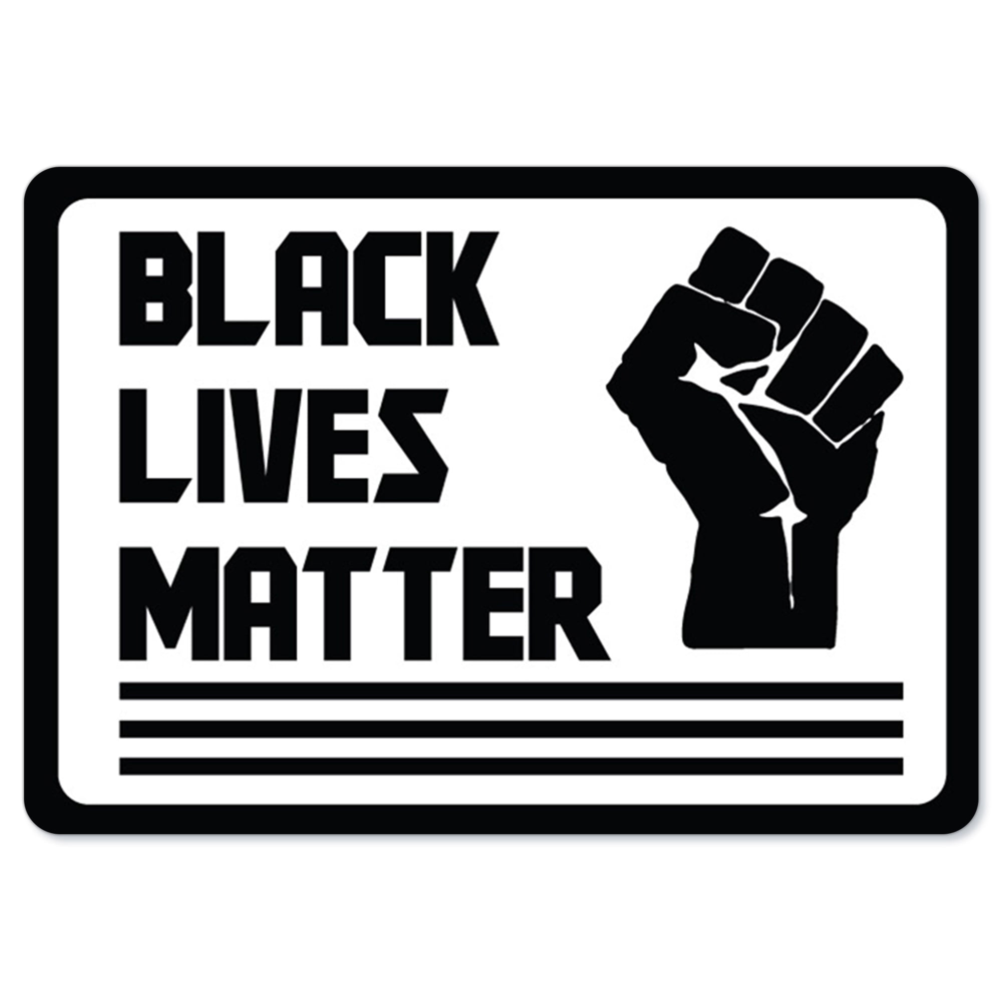 SignMission RD-1014-BLM1 BLM Sign - Black Lives Matter - Walmart.com