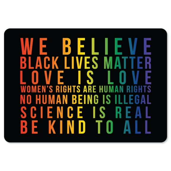 SignMission RD-1218-BLM8 BLM Sign - Black Lives Matter Be Kind to All