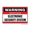 thumbnail image 1 of SECURITY SYSTEM SIGN ~Signs~ burglar alarm warning | Indoor/Outdoor | Business, Garages, Home, Offices | SignMission Wall Plaque, 1 of 1