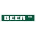 thumbnail image 1 of SignMission SS-624-BEER 6 x 24 in. Beer Street Sign - New Lover Drinker Road Funny, 1 of 1