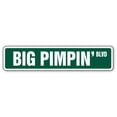 thumbnail image 1 of SignMission SS-624-Big Pimpin 6 x 24 in. Big Pimpin Street Sign, 1 of 5