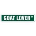 thumbnail image 1 of SignMission SS-624-GOAT LOVER 6 x 24 in. Goat Lover Street Sign, 1 of 5