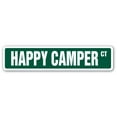thumbnail image 1 of SignMission SS-624-HAPPY CAMPER 6 x 24 in. Happy Camper Street Sign, 1 of 5