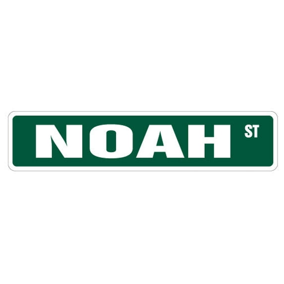 SignMission SS-624-Noah 24 in. Noah Street Childrens Name Room Sign
