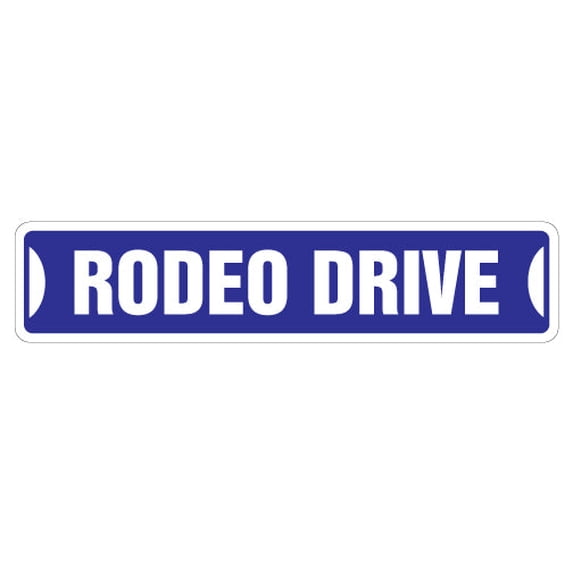 SignMission SS-624-Rodeo 24 in. Rodeo Drive Street Sign - Beverly Hills California Hollywood Ca