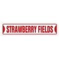 thumbnail image 1 of SignMission SS-624-Strawberry Fields 24 in. Strawberry Fields Street Sign - New Sign Music Uk Song, 1 of 5