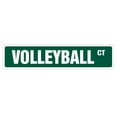 thumbnail image 1 of SignMission SS-624-VolleyBall 24 in. Volleyball Street Sign - Signs Ball Net Player Team, 1 of 5