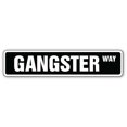 thumbnail image 1 of SignMission SS-730-Gangster 30 in. Gangster Street Sign - Mob Mobster Mafia Gangsta Thug, 1 of 5