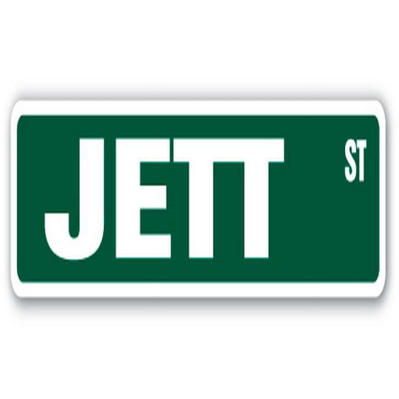 SignMission SS-730-JETT 30 in. Jett Street Childrens Name Room Sign ...