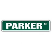 SignMission SS-730-Parker 7 x 30 in. Childrens Name Room Street Sign - Parker