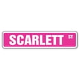 thumbnail image 1 of SignMission SS-730-SCARLETT 7 x 30 in. Childrens Name Room Street Sign - Scarlett, 1 of 5