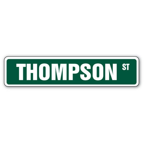 SignMission SS-730-Thompson 30 in. Thompson Street Childrens Name Room Sign
