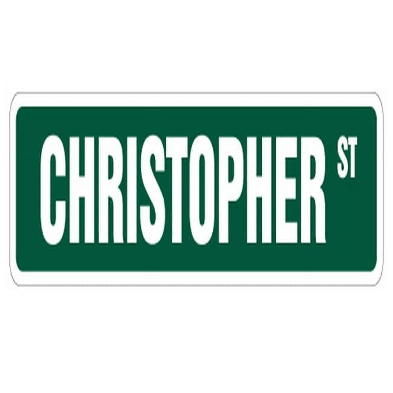 SignMission SS-836-Christopher 36 in. Christopher Street Childrens Name ...
