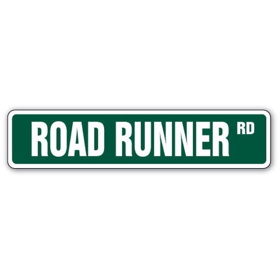 SignMission SS-836-Road Runner 36 in. Road Runner Street Sign ...