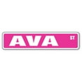 thumbnail image 1 of SignMission SS-AVA 4 x 18 in. Ava Street Sign, 1 of 5