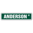 thumbnail image 1 of SignMission SS-Anderson 4 x 18 in. Childrens Name Room Street Sign - Anderson, 1 of 5