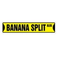 thumbnail image 1 of SignMission SS-Banna Split 4 x 18 in. Banana Split Street Sign, 1 of 5