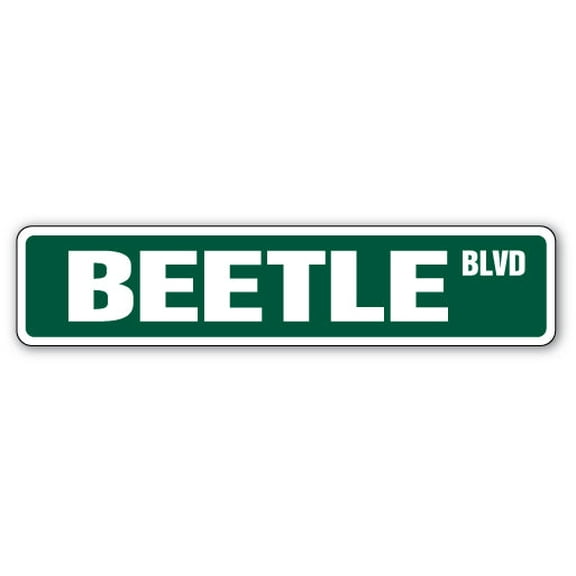 SignMission SS-Bettle 4 x 18 in. Beetle Street Sign