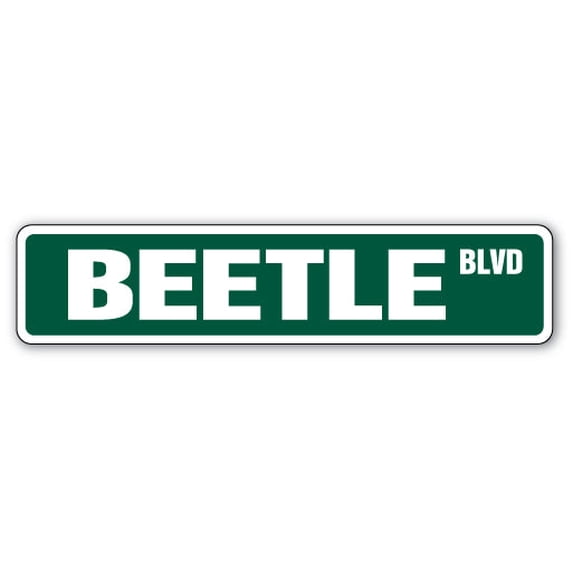 SignMission SS-Bettle 4 x 18 in. Beetle Street Sign