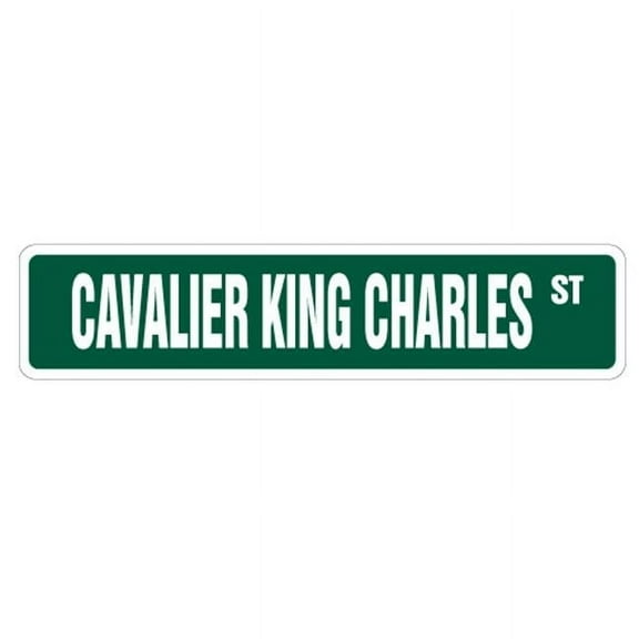 SignMission SS-Cavalier 4 x 18 in. Cavalier King Charles Street Sign